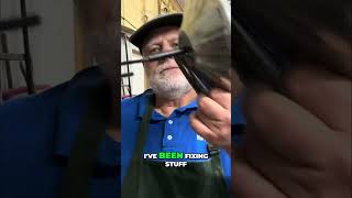 Fixing Broken Bird Feeder: Marv's Fixit Shop #shorts