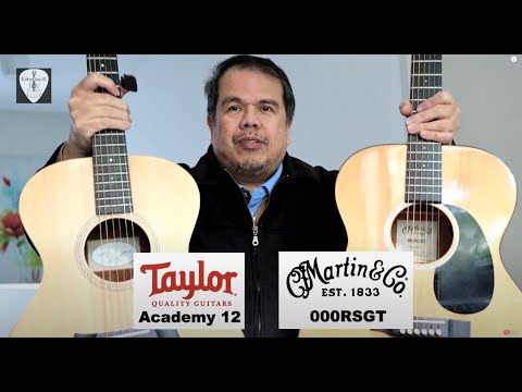Taylor vs Martin Acoustic Guitars - Sound Comparison - Blind Test