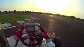 preview picture of video 'Migliaro 1° video Kart con Action Camera Sony HDR-AS15 - ROK'