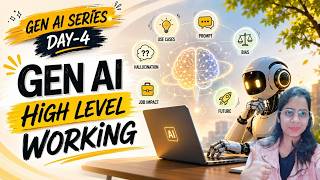 Day 4: How Generative AI Works + Real Use Cases & Impact 🚀 | Beginner to Advanced Gen AI Series