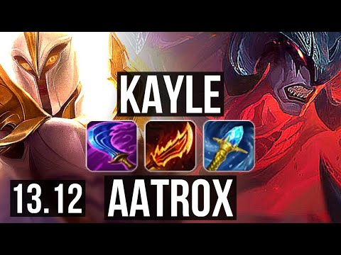 KAYLE vs AATROX (TOP) | 3.1M mastery, 2200+ games, 5/1/6 | KR Master | 13.12