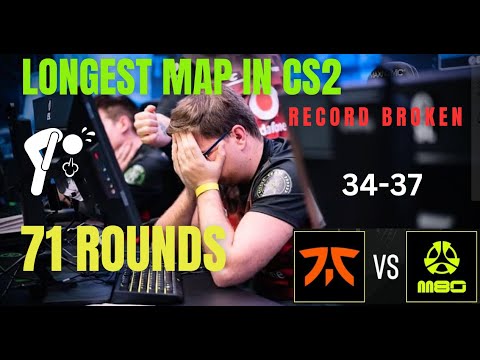 Overtime Legends: M80 vs. Fnatic - 71 Rounds Longest CS2 Map