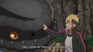 Download lagu Boruto befriends a snake mp3