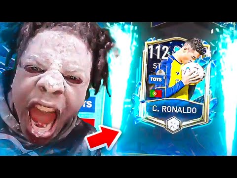 Speeds *LUCKIEST* Fifa Mobile pack Opening (Packs TOTS RONALDO & becomes WHITE) 🐐😂