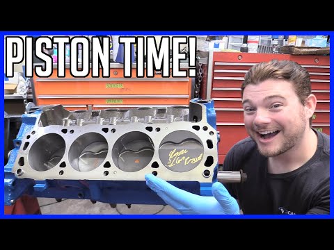 How to Build a Ford 302 Small Block - Part 4: Putting Pistons In!