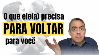 O que o(a) ex precisa para decidir e voltar para seu casamento