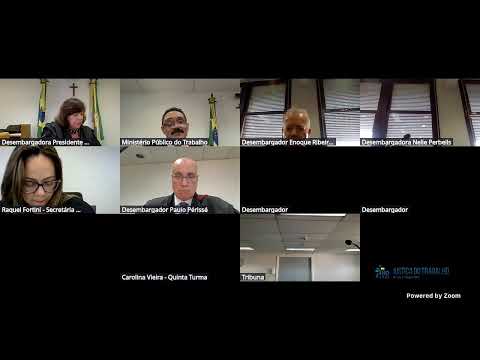 SESSÃO DA 'QUINTA TURMA - TRT/RJ 10.09.2025