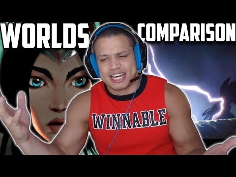 TYLER1 COMPARES WORLDS SONGS