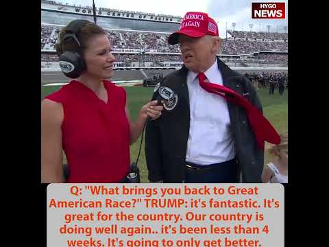 Trump at Daytona 500: 'More Progress in Three Weeks Than Biden Made in Four Years'; Putin Wants to Stop Fighting