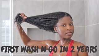 MY FIRST WASH N GO IN 2 YEARS | POSTPARTUM ft. MIelle Oats and Honey Collection