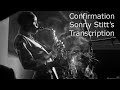 Confirmation-Sonny Stitt's (Eb) Transcription. Transcribed by Carles Margarit