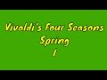 Antonio Vivaldi | The Four Seasons | La Primavera (Spring) | no 1 | Allegro | Classical Gold Music