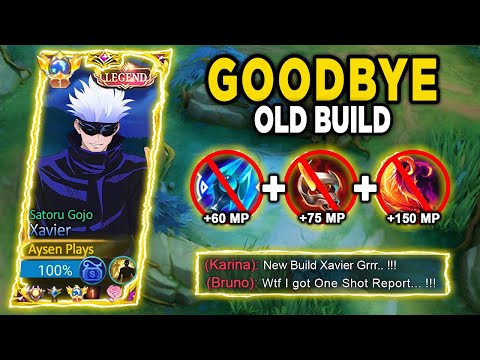 GOODBYE XAVIER OLD BUILD! USE THIS NEW BUILD FOR XAVIER BROKEN DAMAGE 😱 (MUST TRY) | MOBILE LEGENDS