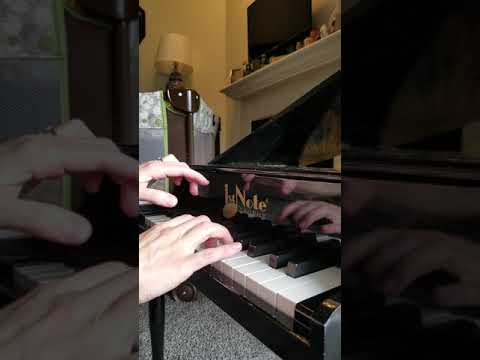 Brahms Lullaby on toy piano