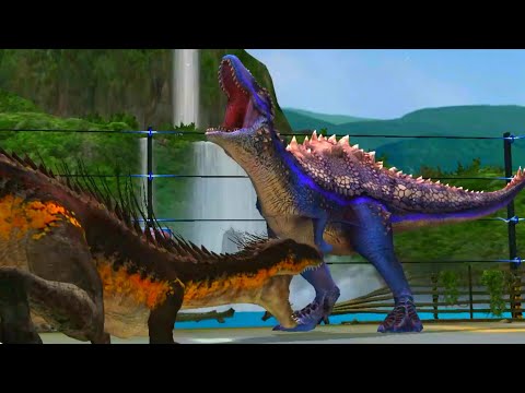 INDORAPTOR vs GLYTHRONAX - CODE 19 GLYTHRONAX - JURASSIC WORLD THE GAME