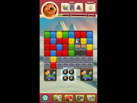 Toon Blast Level 2383 - NO BOOSTERS 🐻🐺🐱 | SKILLGAMING ✔️