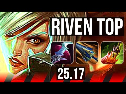 RIVEN vs YASUO (TOP) | 7 solo kills, 700+ games | KR Master | 25.17
