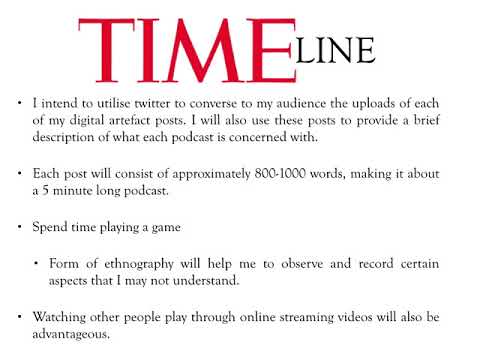 BCM215 Digital Artefact Beta Presentation