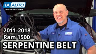 How to Replace Serpentine Belt 2011-2018 Ram 1500