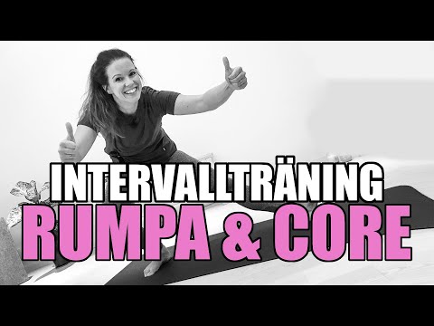 Snabb & rolig träning för RUMPA och CORE | intervallträning