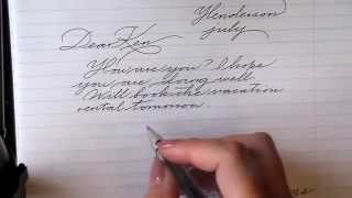 Tips for improving cursive writing