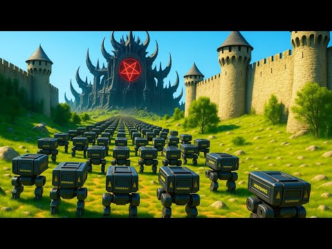 METROPOLIS UNDER SIEGE! Giant Robots vs 4000000 Massive Alien & Troll Army! | UEBS 2