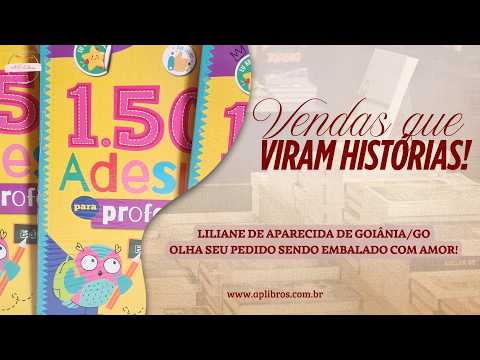 Pedido embalado e enviado para Liliane de Aparecida de Goiânia/GO #aplibros #pedidoembaladoaplibros