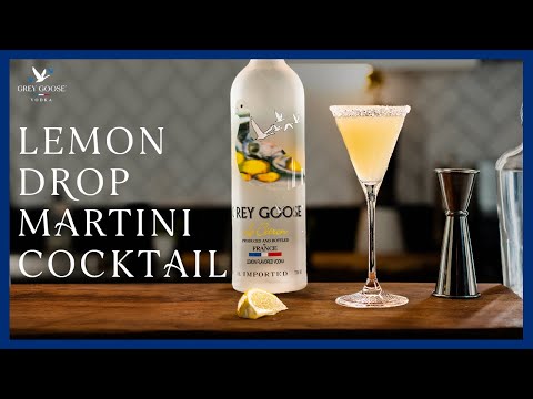 Zesty Lemon Drop Martini Recipe | Grey Goose Vodka