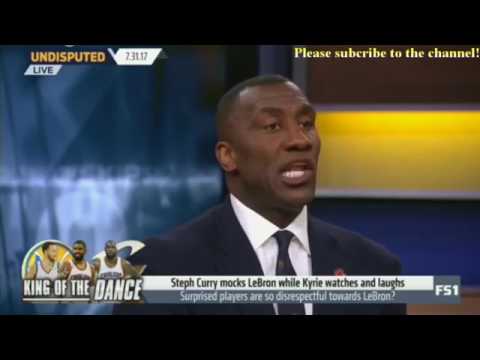 Skip and Shannon Undisputed Today 7/31/2017 - Curry mocks LeBron while Kyrie watches and laughs