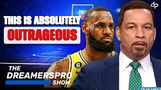 Chris Broussard Nearly Falls Off His Chair On Live TV After Seeing The Lakers Free Throw Advantage