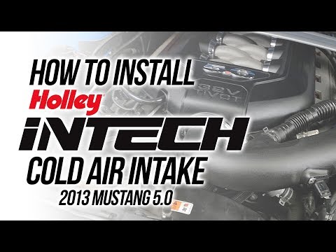 How to Install iNTECH Cold Air Intake in 2013 Mustang GT