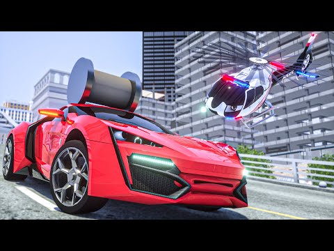 Fire Engine Frank, Police Car Lucas, Helicopter Put in Jail by Sports Car in Wheel City