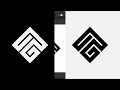 Tutorial membuat logo monogram simple di Adobe Illustrator.