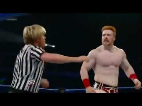 Daniel Bryan Spits On Sheamus - SmackDown 17.02.2012
