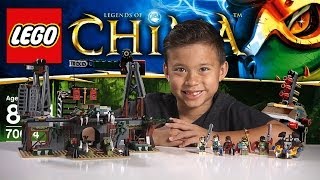 CROC SWAMP HIDEOUT - LEGO Legends of Chima Set 70014 Time-lapse Build, Unboxing & Review