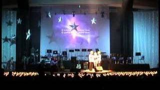 The Blue Loop Trio sings "O come all ye faithful"