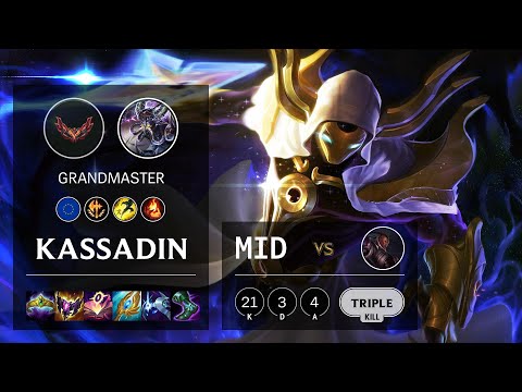 Kassadin Mid vs Lucian - EUW Grandmaster Patch 12.2