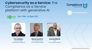 Cybersecurity as a Service: Using a Compliance as a Service platform with generative AI