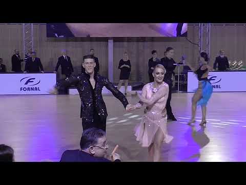 091 Roman Pecha - Eliška Koldová /MČR T10 2018/ Kojetín/ U21/ Semifinále/ Chacha