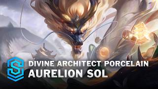 Divine Architect Porcelain Aurelion Sol Skin Spotlight - League of Legends