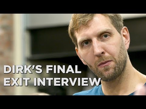 Dirk Nowitzki gives his final exit interview