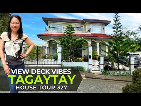 Ung View Talaga ang Matindi ! 😍⛰  Big House for Sale in Splendido Tagatay. House Tour 327