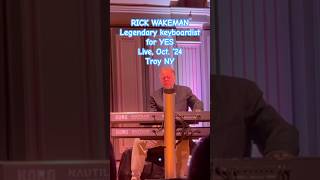 Rare short! RICK WAKEMAN Live! Keyboard genius from YES tickling the ivories in Troy, NY, Oct. 2024