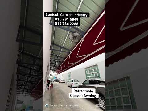 Retractable Canvas Awning