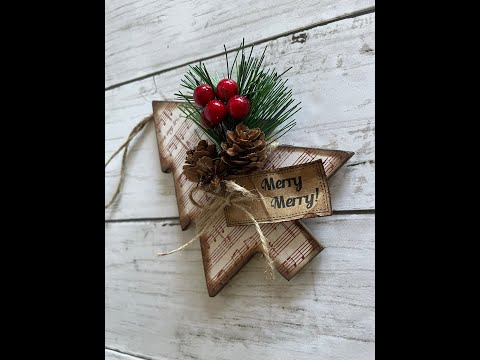 Craft Fair Ideas Season 2025! Video Number Five! Christmas Ornament!