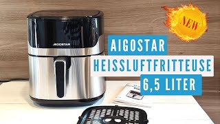 Aigostar Heißluftfritteuse 6,5 Liter / Preisgünstig und gut? / Ich mache den Test!