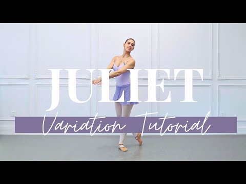 Juliet Variation Tutorial Beg/Int Level | Ballet For All Variation Tutorial 2022