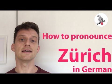 How to pronounce Zürich in German