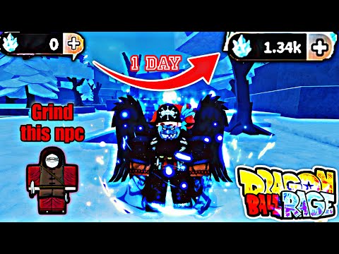 Quickest Method to Grinding Ice Shards | Xmas Update | Dragon Ball Rage Roblox