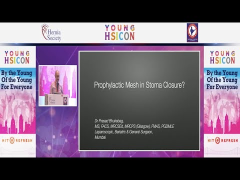 Prophylactic mesh in stoma closure - for